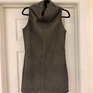 Sarah Pacini Gray Textured Modular Dress